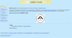 Desktop Screenshot of doctor-travel.de